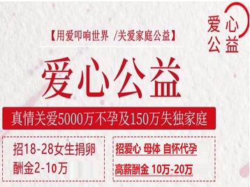 江陵捐卵助孕生子 爱心志愿者招募